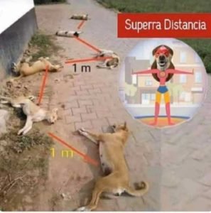 Distancia de 1 metro 