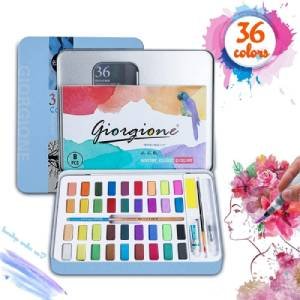 Caja de acuarelas 36 colores