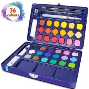 Caja de acuarelas 36 colores