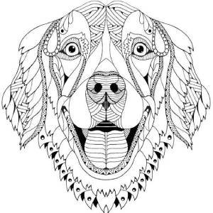 Mandalas de Golden Retriever
