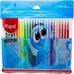 Plumones punto fino 24 piezas