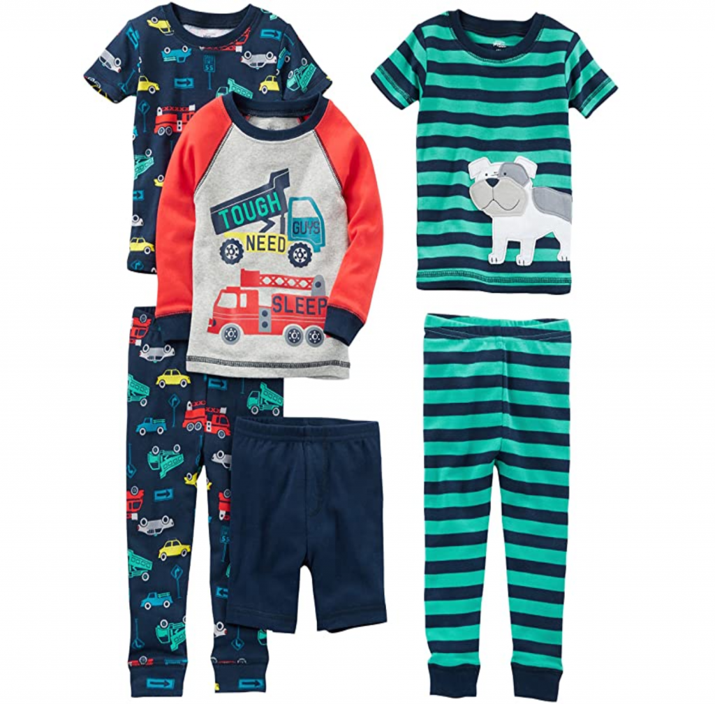 Pijama de Algodón de 6 Piezas